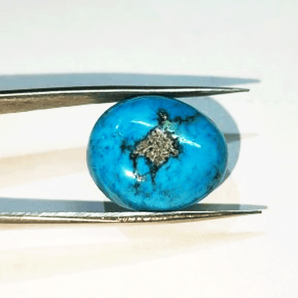 Irani Turquoise (Feroza) Gemstone - Standard Quality - 5 Ratti to 21.25 Ratti with Lab Certificate & Guarantee Certificate! 100% Original & Natural image 0