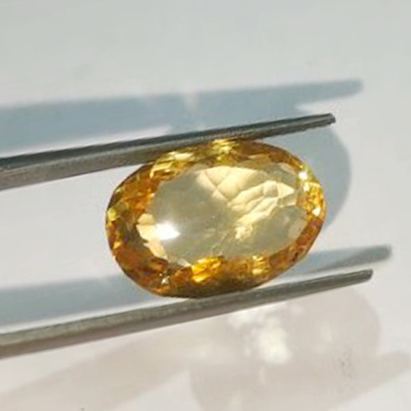 Citrine / Sunela Stone - Luxury Quality - 3.00 Ratti to 21.50 Ratti with Lab Report & Guarantee Certificate !! 100% Original & Natural image 0