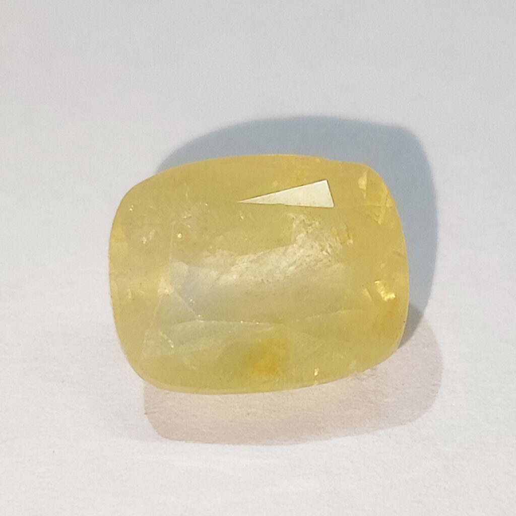 Buy Online Premium Quality Yellow Sapphire Pukhraj Stone Ceylon Mines