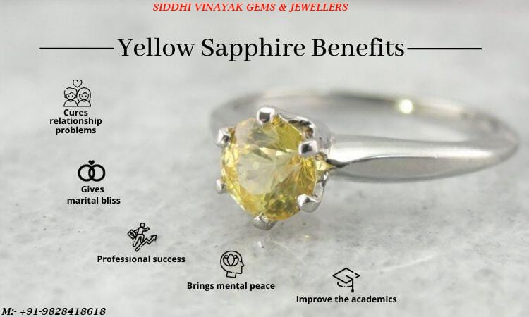 Top 10 Benefits of Wearing Yellow Sapphire (Pukhraj) Gemstone