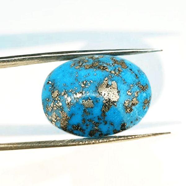 Irani Turquoise (Feroza) Stone - Luxury Quality - 5 Ratti to 21.25 Ratti with Lab Certificate & Guarantee Certificate! 100% Original & Natural image 0
