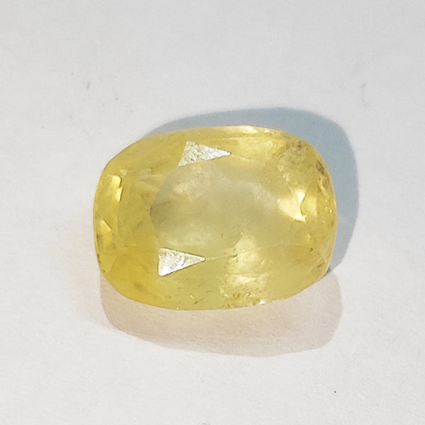 Ceylon Yellow Sapphire/ Pukhraj Gemstone - Premium Plus Quality - 3.00 Ratti to 10.50 Ratti with Lab Report & Guarantee Certificate !! 100% Original & Natural image 0