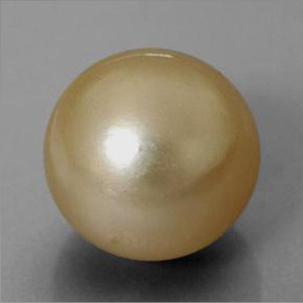 Golden South Sea Pearl - Premium Quality - 3 Ratti to 21.25 Ratti with Lab Certificate & Guarantee Certificate image 0
