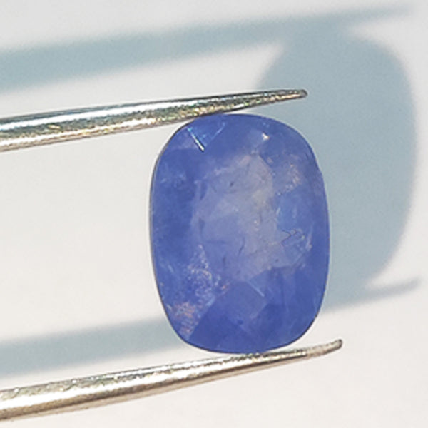 Ceylon Blue Sapphire/ Neelam Gemstone - Standard Quality - 3.00 Ratti to 10.50 Ratti with Lab Certificate & Guarantee Certificate !! 100% Original & Natural Blue Sapphire (Neelam) image 0
