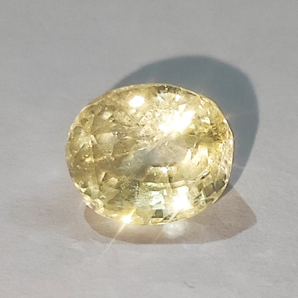 Ceylon Mines Yellow Sapphire/ Pukhraj Gemstone - Super Luxury Quality - 3.00 Ratti to 10.50 Ratti with Lab Report & Guarantee Certificate !! 100% Original & Natural image 0
