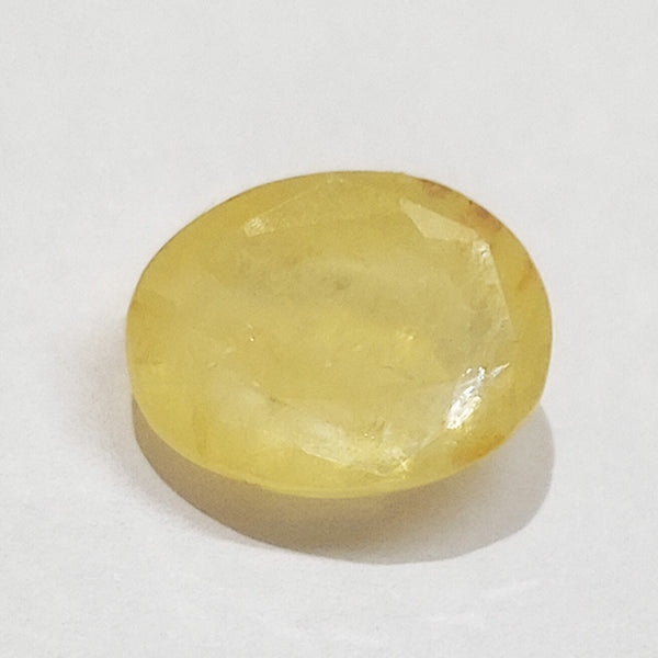 Ceylon Yellow Sapphire/ Pukhraj Stone - Standard Quality - 3.00 Ratti to 10.50 Ratti with Lab Report & Guarantee Certificate !! 100% Original & Natural image 0