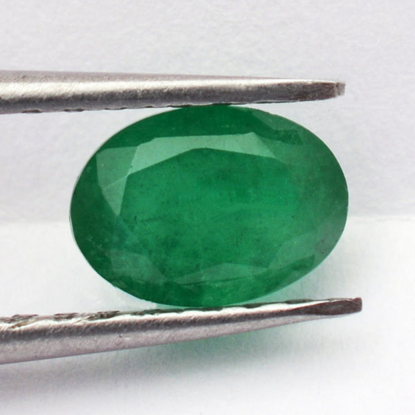 Zambian Emerald (Panna) Gemstone - Premium Plus Quality - 3 Ratti to 21.25 Ratti with Lab Report & Guarantee Certificate! image 0