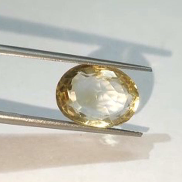 Citrine / Sunela Stone - Standard Quality - 3.00 Ratti to 21.50 Ratti with Lab Report & Guarantee Certificate !! 100% Original & Natural image 0